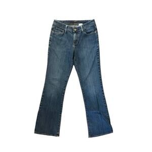 Eddie Bauer Denim Women's Mid-Rise Flare Medium Wash 31.5" Inseam Jeans Size 6R